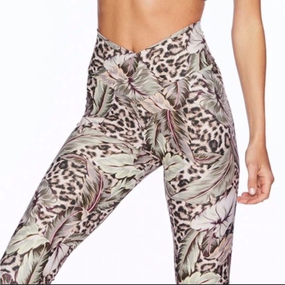 Beach Riot Tropical Leopard Print Leggings